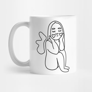 Little angel girl Mug